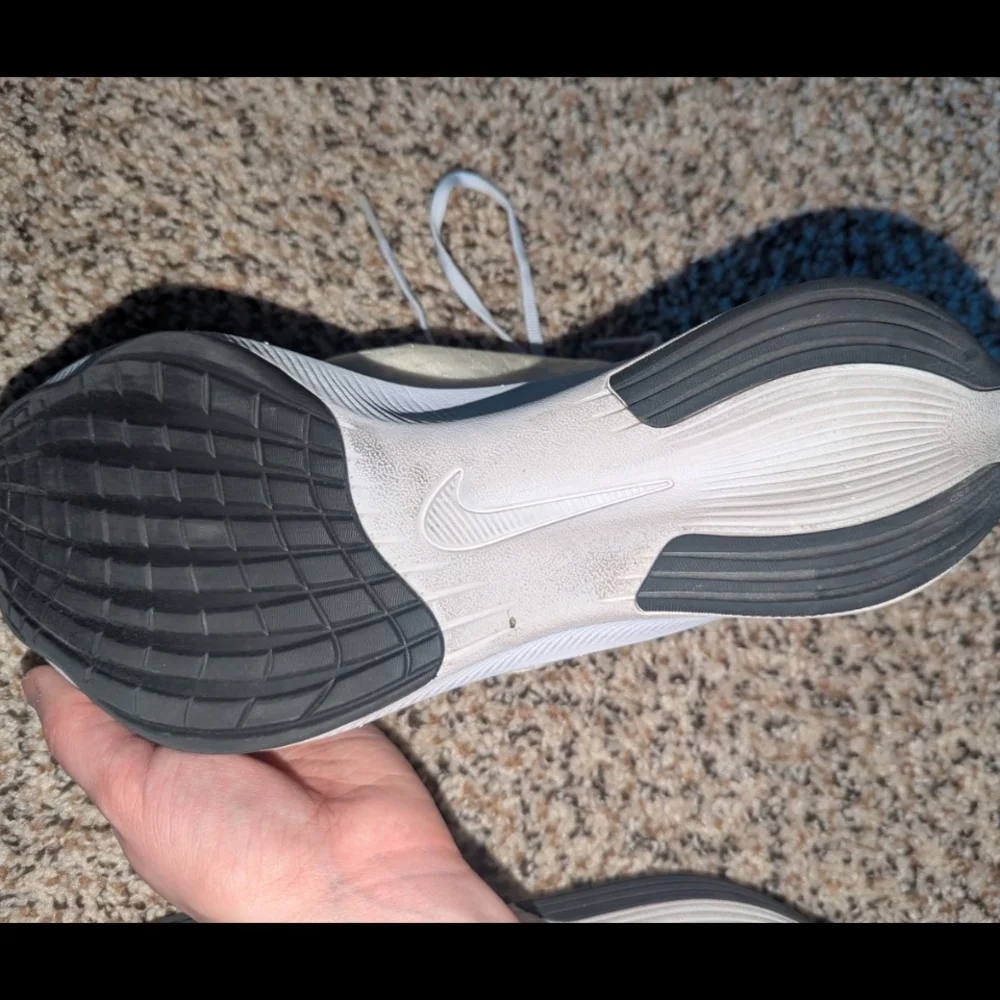 Nike White and Gray Athletic Shoes - Picture 4 of 5